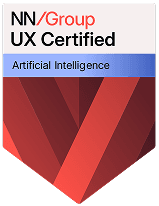 NNG UX Certification badge